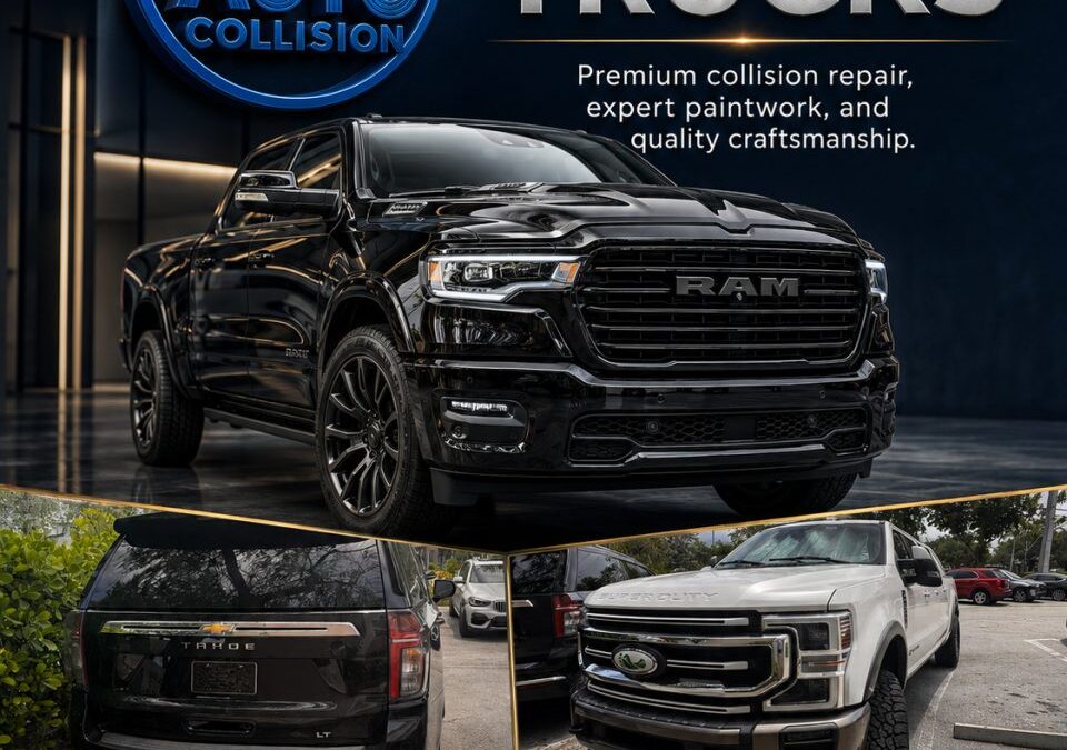 Why High-End Trucks Deserve a Specialist Auto Body Shop